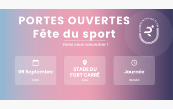 🥳 🏃🏻‍♀️‍➡️FÊTE DU SPORT À ANTIBES🏃🏻‍♂️‍➡️🥳